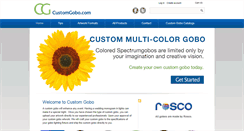 Desktop Screenshot of customgobo.com